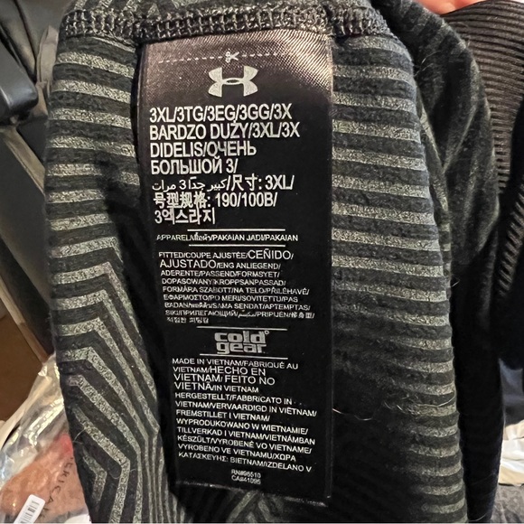 Mens Under Armour COLD GEAR Fitted Base Layer Thermal Pants Tights 3XL XXXL - Picture 7 of 8